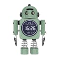 Robot Smart Digital Väckarklocka Temperatur Display Desktop Klockor Med Snooze Sovrum För Barn Gi Green