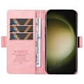 Miniatyrbillede 2 af 5: YIKATU YK-005 Telefonpung Etui til Samsung Galaxy S23 Ultra med Hudvenligt Læder og Støttefunktion Multicolor Style G