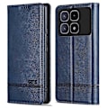 Pikkukuva 1 / 5: AZNS Xiaomi Redmi K70 Ultra -kotelo, lehmännahkajäljitelmä PU-nahkainen lompakkokotelo - Vihreä Multicolor Blue