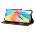 Pikkukuva 3 / 5: LC.IMEEKE Puhelinkotelo Oppo A78 4G -puhelimelle PU-nahkainen jalustallinen lompakkokotelo Multicolor Style D