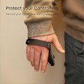Miniatyrbild 2 av 5: KIWI DESIGN Q1 PRO-2.2U Skyddsfodral för Meta Quest 3/3S Controller Grip Silikonskydd med Justerbar