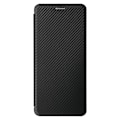 Miniatyrbillede 2 af 5: Auto-absorberende Stand Carbon Fiber Tekstur Læder Shell Cover til Motorola Edge S/Moto G100