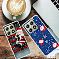 Miniatyrbild 2 av 3: Skal till Xiaomi 14T Festligt Julmönster TPU Skyddande Mobilskal Multicolor Christmas Tree