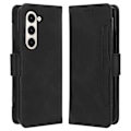 Pikkukuva 1 / 5: Useita korttipaikkoja sisältävä nahkakotelo Samsung Galaxy Z Fold5 5G:lle, lompakkoteline puhelinkuori Multicolor Style A