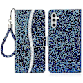 Pikkukuva 1 / 5: Samsung Galaxy S23 FE -kotelo PU-nahkainen lompakkokorttipaikka kimalteleva puhelinkotelo Multicolor Style B
