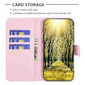 Miniatyrbillede 2 af 5: til Xiaomi Redmi 12C 4G Præget PU Læder Telefon Wallet Etui Stand Beskyttelsescover Multicolor Style D