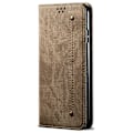 Miniatyrbillede 5 af 5: Jeansstoftekstur telefoncover i PU-læder med stativ til Oppo Find X7 5G Multicolor Khaki
