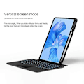 Miniatyrbillede 5 af 5: Læderetui + Bluetooth-tastatur med baggrundsbelyst trackpad til Huawei MatePad Pro 11 (2022) Multicolor Style A