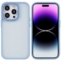 Miniatyrbild 1 av 5: FULEXIN För iPhone 15 Pro PC+TPU Mobilskal Metall Linsskyddsram Anti-Repskydd Multicolor Style D