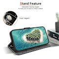 Miniatyrbild 3 av 5: Plånboksfodral för Realme 13+ 5G Anti-Drop Läder Flip Cover Mönstertryck Multicolor Style H
