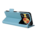 Miniatyrbild 3 av 5: Fodral för ZTE nubia Music 2 med handledsrem, Litchi-textur PU-läder Plånboksfodral Multicolor Baby Blue