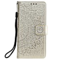 Miniatyrbillede 2 af 5: Præget Mandala Blomst Pung Læder Etui med Rem til Samsung Galaxy A52 4G/5G/A52s 5G Multicolor Style F