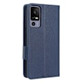 Miniatyrbilde 5 av 5: Smarttelefonetui i lær for TCL 40R 5G, Flip-lommebokdeksel med dobbel magnetlås og stativ Multicolor Style F