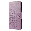 Pikkukuva 5 / 5: Xiaomi Redmi Note 12 Pro+ 5G -puhelimen suojakotelo, PU-nahkaa, kukka- ja perhoskuviointi, lompakkokotelo Multicolor Style H