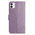 Miniatyrbillede 5 af 5: Til Samsung Galaxy A05 4G Etui Præget PU Læder Wallet Foldbart Stativ Telefon Cover Multicolor Style C