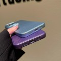 Miniatyrbild 4 av 5: För Iphone 14 Pro Max Stripes Textured Cell Phone Cover Galvanisering Mjukt Tpu- case Baby Blue