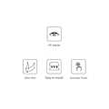 Miniatyrbilde 3 av 3: Skjermbeskyttere for nettbrett til Galaxy Tab S9