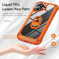 Miniatyrbild 3 av 5: Skal till iPhone 16 Plus med linsskydd i legering, PC+TPU, stativ Multicolor Style H