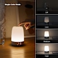 Miniatyrbild 4 av 5: Sunrise Wake Up Alarm Clock Night Light, Alarm & Snooze, 5-färgs nattljus, automatisk färgändring, nattljustimer white