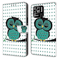 Miniatyrbillede 1 af 5: Læderetui med mønstertryk til Xiaomi Redmi 10C 4G Etui Anti-Drop Wallet Telefonetui Multicolor Style D