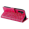 Miniatyrbillede 3 af 5: Til Samsung Galaxy A16 5G/A16 4G Etui Præget Totem PU Læder Wallet Stand Telefon Cover Multicolor Style G