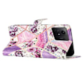 Miniatyrbillede 3 af 5: PU Læder Wallet Cover med Mønsterprint og Flip Stand til Xiaomi Redmi Note 12S 4G Multicolor Style E