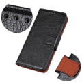 Miniatyrbild 4 av 5: För Samsung Galaxy A35 5g magnetiskt phone case Nappa Texture Split Läderskal Black