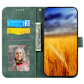 Pikkukuva 2 / 5: DIERFENG DF-03 Samsung Galaxy A15 4G -puhelinkotelo, iskunkestävä nahkainen jalustallinen lompakkokotelo Multicolor Style C