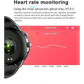 Miniatyrbild 2 av 5: Smart Watch Full Touch Screen Sov Mån Fitness Tracker Klocka Väder Watch Smart Watch För Ios Android (svart)