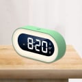 Miniatyrbillede 2 af 5: Lille Natlampe Elektronisk Digital Vækkeur USB Opladning Snooze Bærbar Soveværelse Stue 1 Grøn