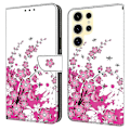 Pikkukuva 1 / 5: Samsung Galaxy S25 Ultra -kotelo PU-nahkainen lompakkopuhelinkotelo jalustalla Multicolor Style E