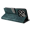 Miniatyrbillede 4 af 5: Til ZTE Blade V70/nubia V70 Wallet Case RFID-blokering PU Læder Cover Stand View- Multicolor Green