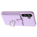 Pikkukuva 3 / 5: Samsung Galaxy A16 5G/A16 4G -kotelo, korttipaikat, nahkainen takakansi ja rengasteline Multicolor Style F