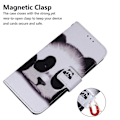 Miniatyrbillede 4 af 5: Til Xiaomi Redmi 13C 4G/13C 5G/Poco C65 4G/Poco M6 5G/13R 5G Etui PU Læder Wallet Stand Cover Multicolor Panda