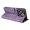 Miniatyrbillede 4 af 5: Til ZTE Blade V70/nubia V70 Wallet Case RFID-blokering PU Læder Cover Stand View - Grøn Multicolor Purple