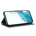 Miniatyrbillede 3 af 5: Til Samsung Galaxy A55 5G Mobiltelefon Etui Trykt 3D Mønster Stativ Læder Cover Multicolor Don&#39;t Touch My Phone