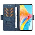 Pikkukuva 2 / 5: YIKATU YK-005 Oppo A78 4G PU-nahkalompakkokotelo, pehmeäpintainen jalustallinen suojakotelo Multicolor Style A