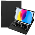 Pikkukuva 1 / 5: Type C A10B-A iPad 10.9 (2022) -mallille, karkkivärinen kynäpaikkamuotoilu, nahka + TPU-tablettitelinekotelo Multicolor Style A