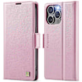 Pikkukuva 1 / 5: iPhone 13 Pro Max 6,7 tuuman kotelolle AUTSPACE A11 RFID-suojattu retro nahkainen matkapuhelinlompakkokotelo Multicolor Pink