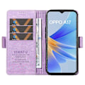 Pikkukuva 2 / 5: YIKATU YK-005 Oppo A17 4G PU-nahkainen, ihoa myötäilevä puhelinkotelo lompakolla, jalustalla ja iskunkestävällä suojalla Multicolor Style B