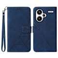 Pikkukuva 1 / 5: YB Imprinting Series-1 Xiaomi Redmi Note 13 Pro+ 5G -puhelinkotelo lompakolla, nahkainen, viivakuvio Multicolor Style C