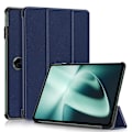 Miniatyrbilde 1 av 5: Lærnettbrettveske for OnePlus Pad/Oppo Pad 2 Tri-fold Stativ Nettbrettdeksel med Auto Wake/Sleep Multicolor Style B