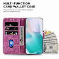 Miniatyrbillede 3 af 5: Til TECNO Spark Go 2024 4G/Spark 20/Spark 20C/Pop 8 Mobiltelefonetui Tiger Præget Lædercover Multicolor Rose