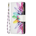 Miniatyrbillede 5 af 5: BF03 Telefon Cover til Samsung Galaxy A15 4G Etui Wallet Lynlås Læder Shell Multicolor Style C