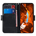 Miniatyrbillede 3 af 5: Til Samsung Galaxy A06 Etui Mønstertryk Læder Wallet Telefon Cover Multicolor Style C