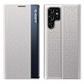 Pikkukuva 1 / 5: Samsung Galaxy S24 Ultra -kotelo PC+PU-nahkainen katseluikkunallinen läppäteline puhelinkotelo Multicolor Style D