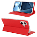 Miniatyrbillede 2 af 5: Læder Wallet Case til iPhone 16 Plus med Litchi Tekstur Multicolor Style E
