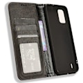 Miniatyrbillede 5 af 5: Til Nokia C210 Etui Wallet Retro PU Læder Beskyttende Telefon Cover Multicolor Style A