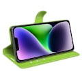 Pikkukuva 3 / 5: Puhelinlaukku jalustalla iPhone 15 Plus -puhelimelle, PU-nahkainen lompakkokotelo Multicolor Style F