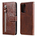 Miniatyrbillede 2 af 5: Lynlåslomme Tegnebog Læder Stand Smartphone Etui til Samsung Galaxy A52 4G/5G/A52s 5G Multicolor Style D